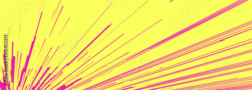 Comic book speed lines pink color stripe and radial effect style for manga speed frame, superhero action, explosion background. Motion line effect, pop art. Vector 10 eps