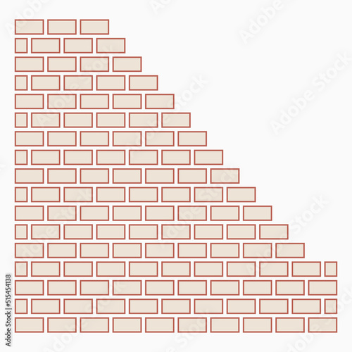 brick wall icon  wall vector  brick illustration