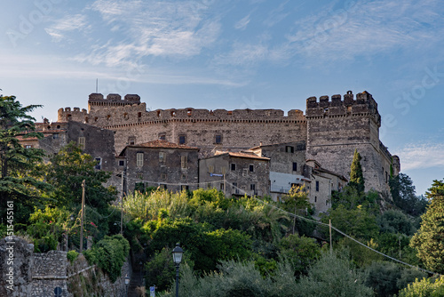 Das Castello Caetani di Sermoneta in Latium in Italien