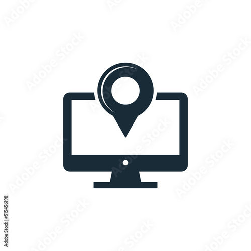 Wallpaper Mural Pin Location and Screen Icon Design Template Elements Torontodigital.ca