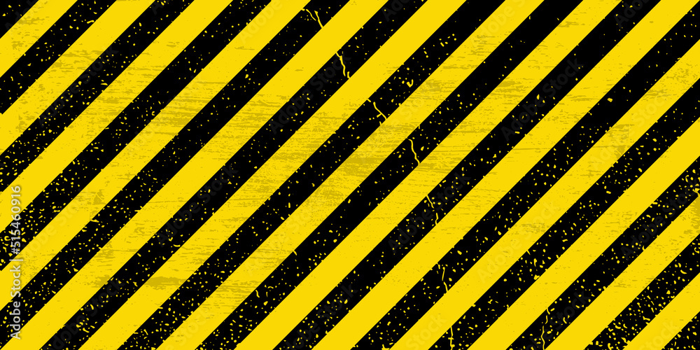 Black yellow stripes wall. Hazard industrial striped road warning. Yellow black diagonal stripes. Blank Warning Sign. Template. Vector illustration EPS10. Black yellow stripes wall. Hazard industrial striped road warning. Yellow black diagonal stripes. Blank Warning Sign. Template. Vector illustration EPS10.