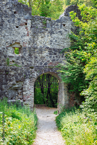 Entrance to the ancient old town in Samobor, Croatia