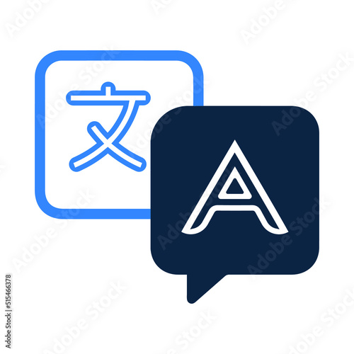 International language converses translate icon