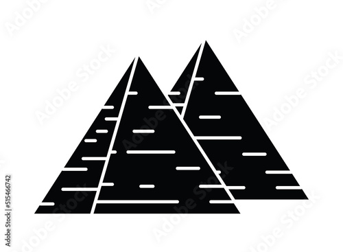 egyptian pyramids icon