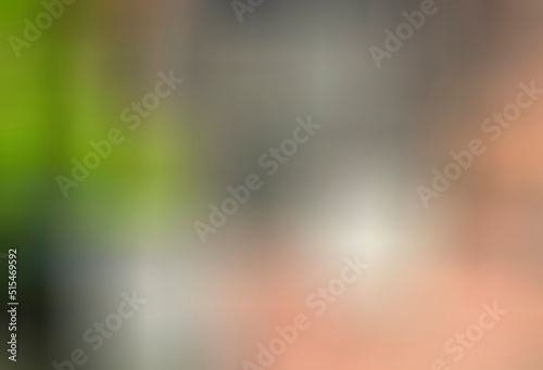 soft blurry pastel background with green,orange and gray colors