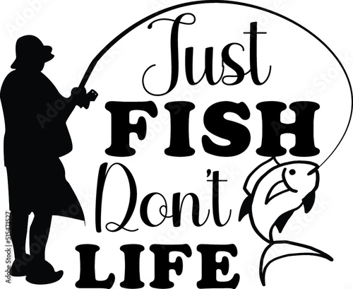 Fishing svg design cut files