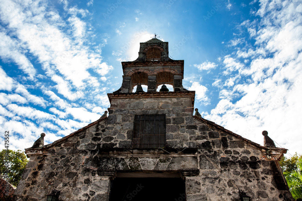 The beautiful historical church La Ermita built in the sixteenth century in the town of Mariquita in Colombia