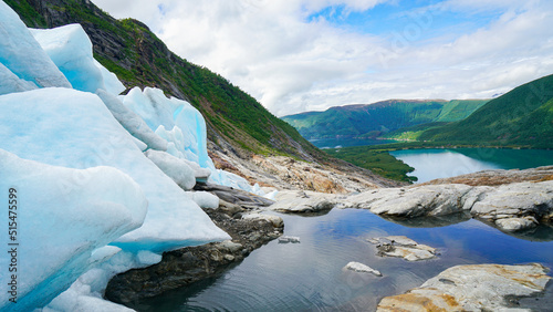 Nigardsbreen, Jostedal Glacier, Norway, Europe photo