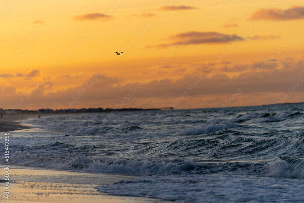 Sunset on the beach