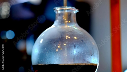 A close-up on a coffee maker