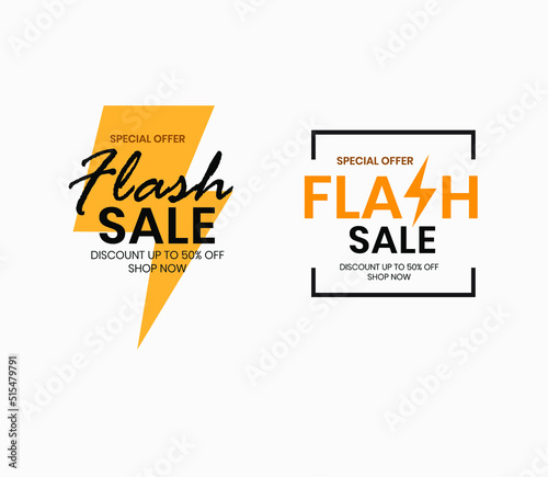 Flash Sale. Special offer price sign, Clip Art  Promotion Graphic Elements 