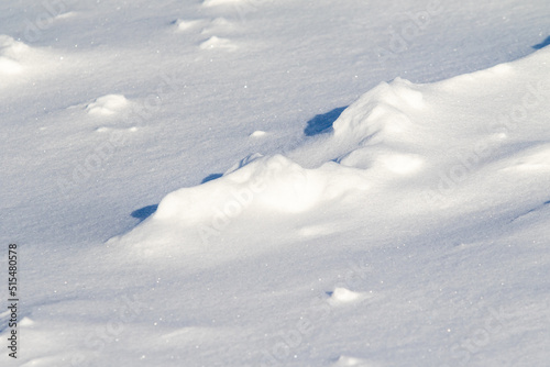 Snow ice, blizzard, snowy background.