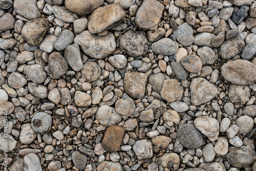 Small stones in various shades of gray. Small stones in various shades of gray. 