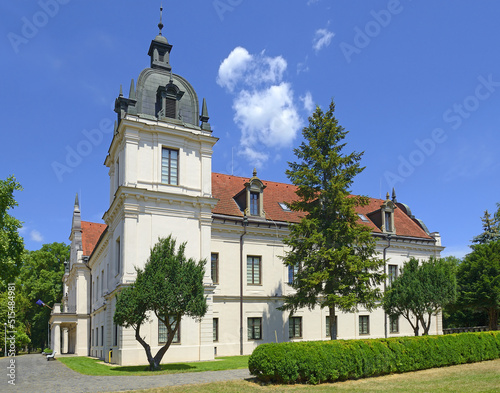 Castle - Museum in the city of Trebisov, eastern Slovakia photo