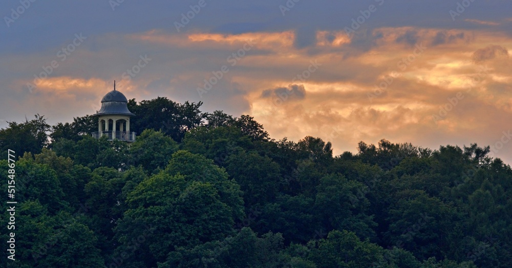 Observation tower on Krzywousty hill, Jelenia Gora.
