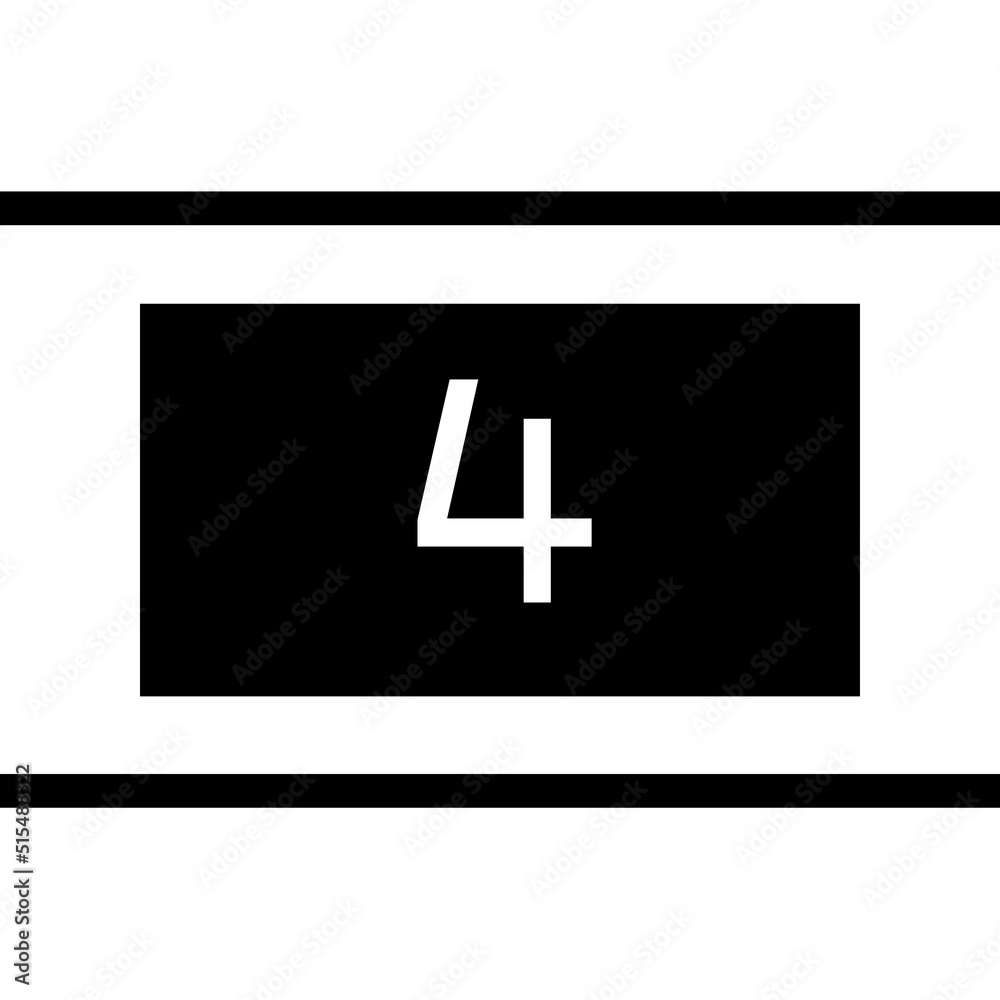 Number 4 Number 4