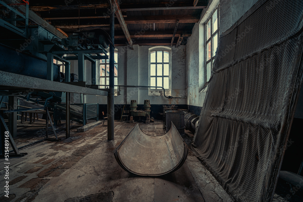 The old sugar factory, a place where sweet memories and sticky stories cling to the walls
