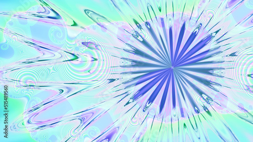 Fantasy colorful chaotic fractal texture.