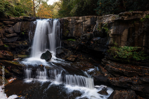 Laurel Creek Falls - Long Exposure of Waterfall - Appalachian Mountain Region - Fayetteville  West Virginia