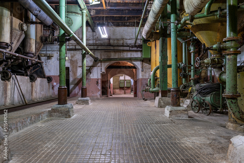The old sugar factory, a place where sweet memories and sticky stories cling to the walls