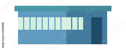 Industrial building icon. Vector illustration