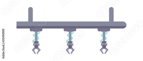 Factory manipulator icon. Vector illustration