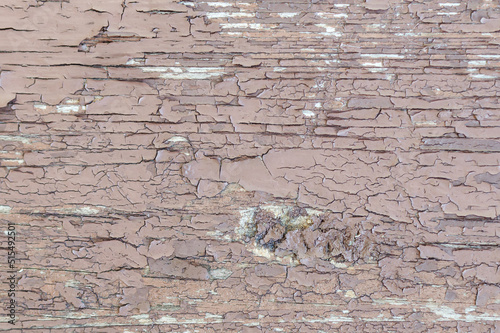 old wooden boards painted with paint. Texture or background