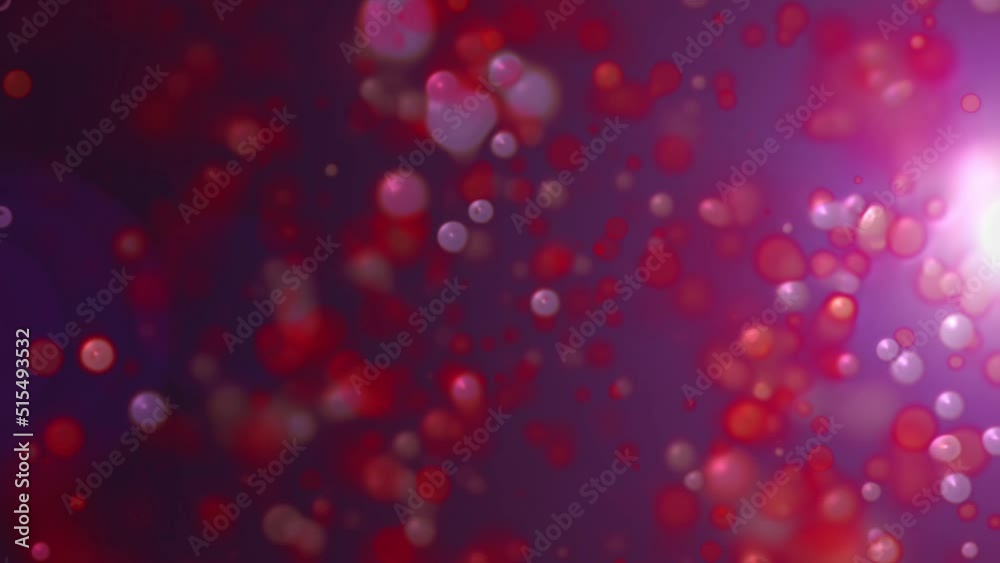 Background of particles animated from balls Background of particles animated from balls