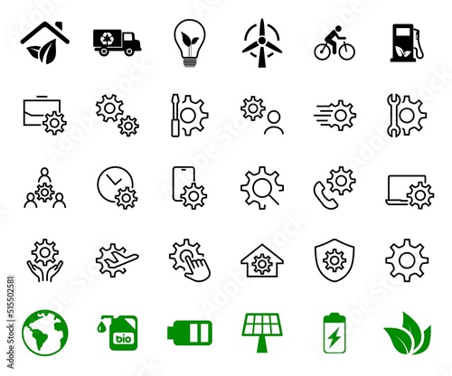 A simple set of settings and options related to Vector Line Icons. Contains icons such as set time, business, phone, and more. Editable Stroke.. 480x480