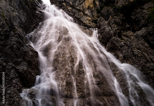 waterfall in the mountains