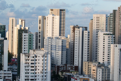 Recife  Pernambuco  Brazil. 02  24  2022. Views of buildings in the urban area of the neighborhood of Boa Viagem  south zone of Recife.