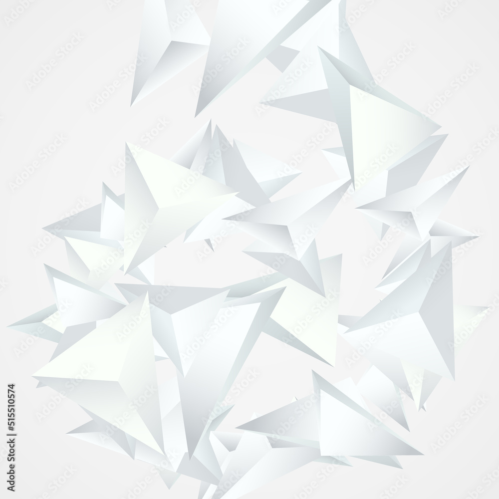 White Shapes Minimalist Vector Gray Background. White Shapes Minimalist Vector Gray Background.