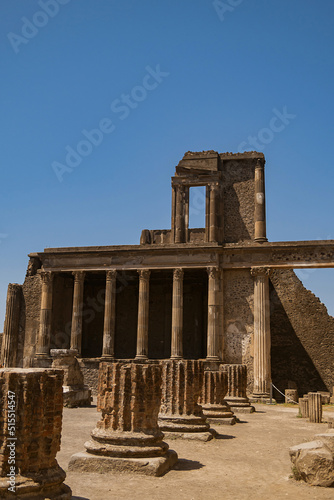 Pompeii, Italy. Ancient city. House of Romulus and Remus.