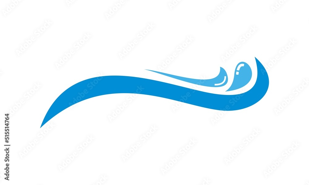 simple blue water vector simple blue water vector