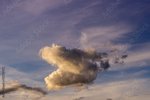 clouds over the sky