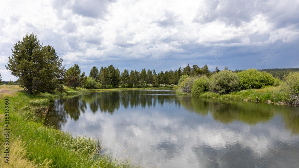 Towns in Oregon, Sunriver Oregon Lake Reflection