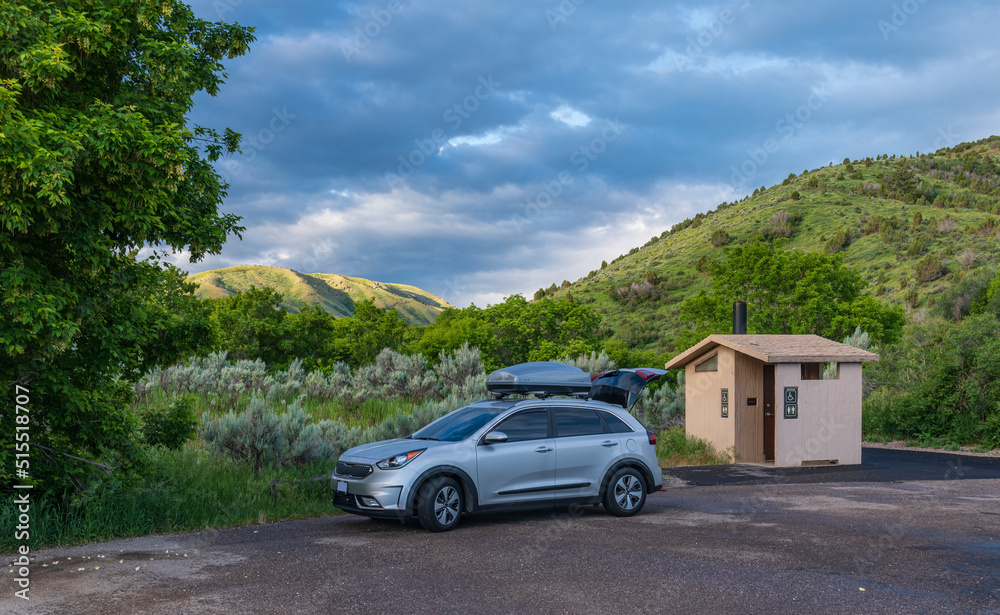 Travelling and camping in the state of Idaho.