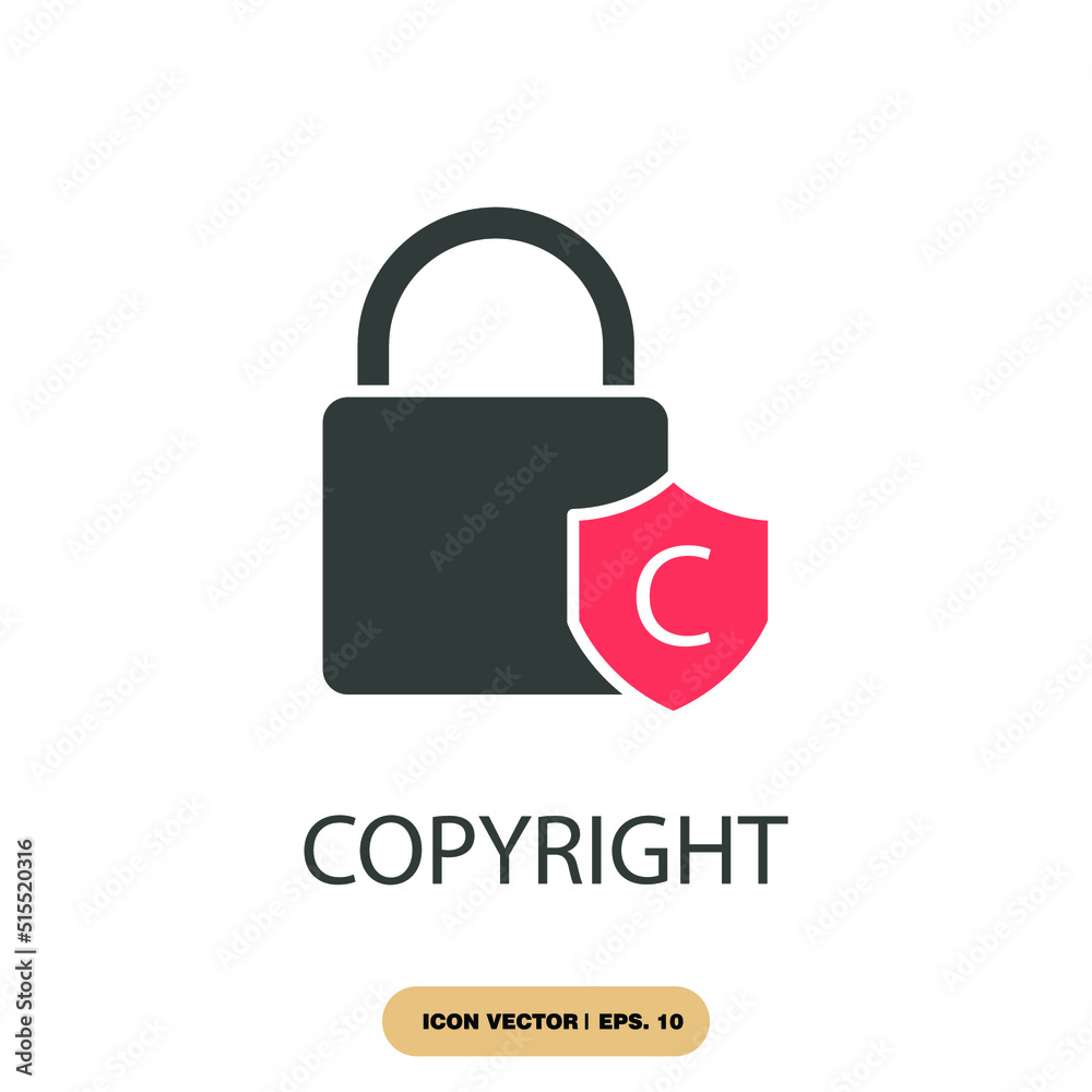 copyright icons symbol vector elements for infographic web copyright icons symbol vector elements for infographic web