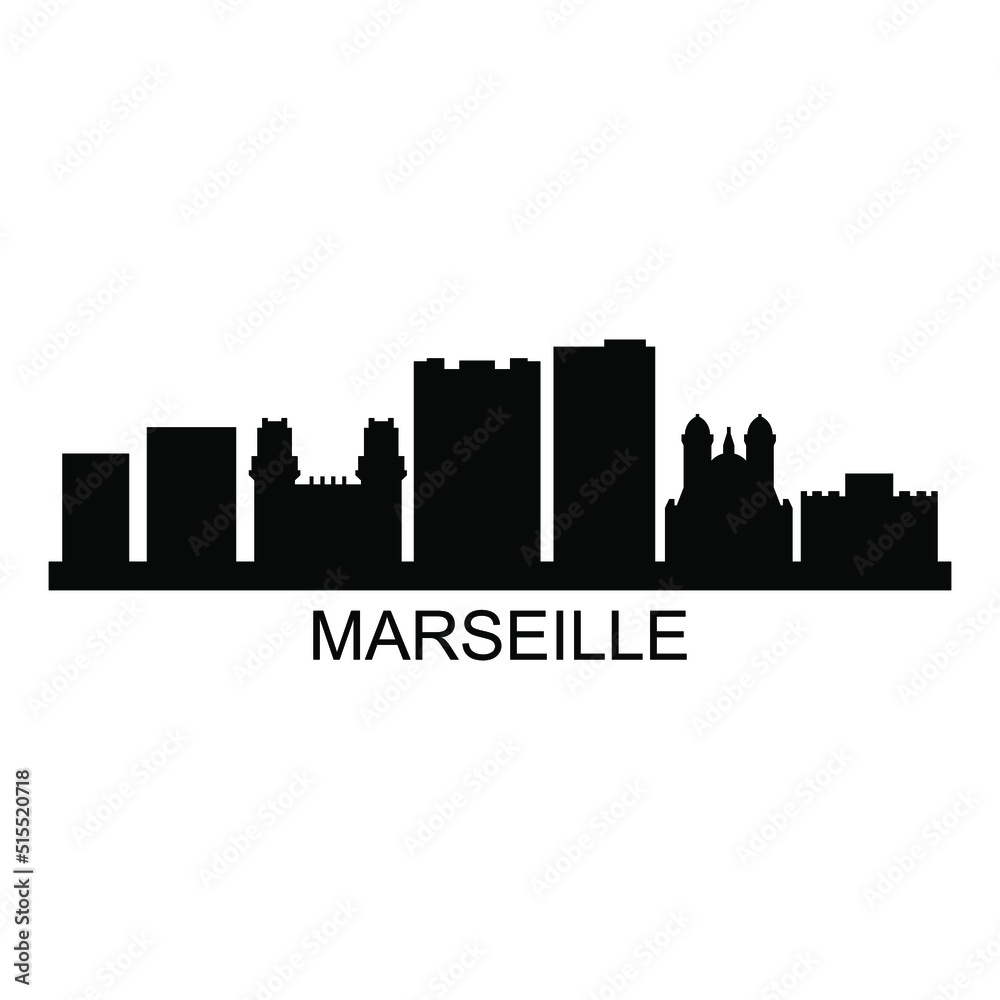Marseille skyline