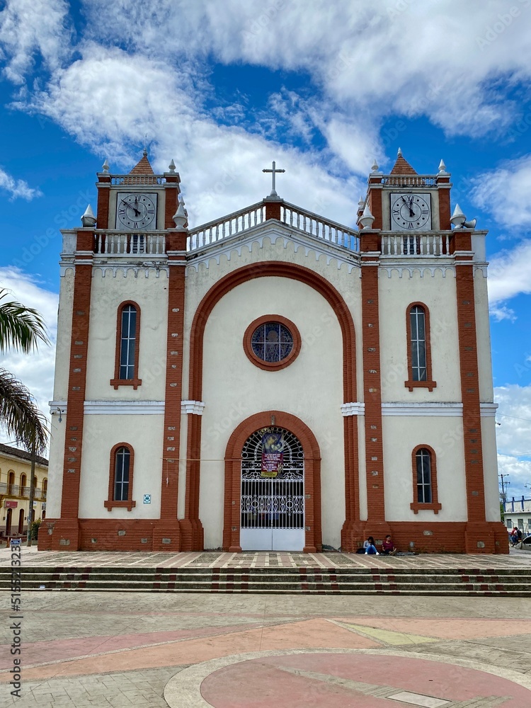 Fototapeta premium church of El Tambo, Cauca, Colombia