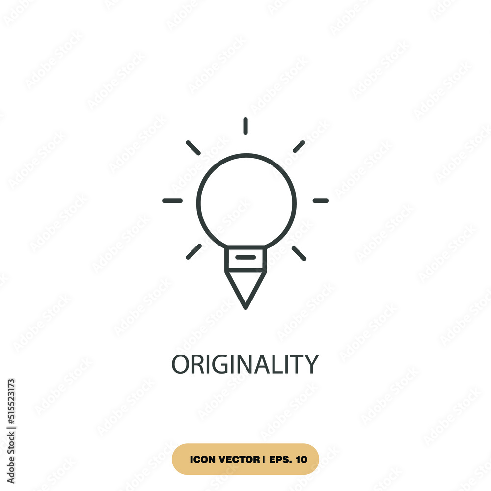 originality icons symbol vector elements for infographic web originality icons symbol vector elements for infographic web