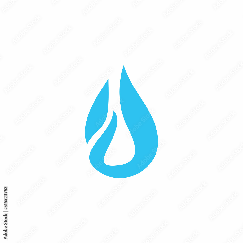 Water drop icon vector illustration design template Water drop icon vector illustration design template