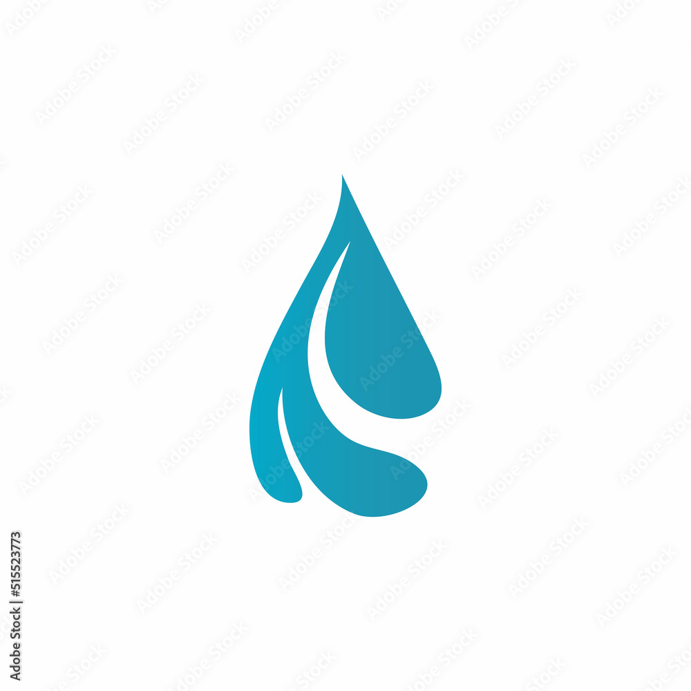 Water drop icon vector illustration design template Water drop icon vector illustration design template