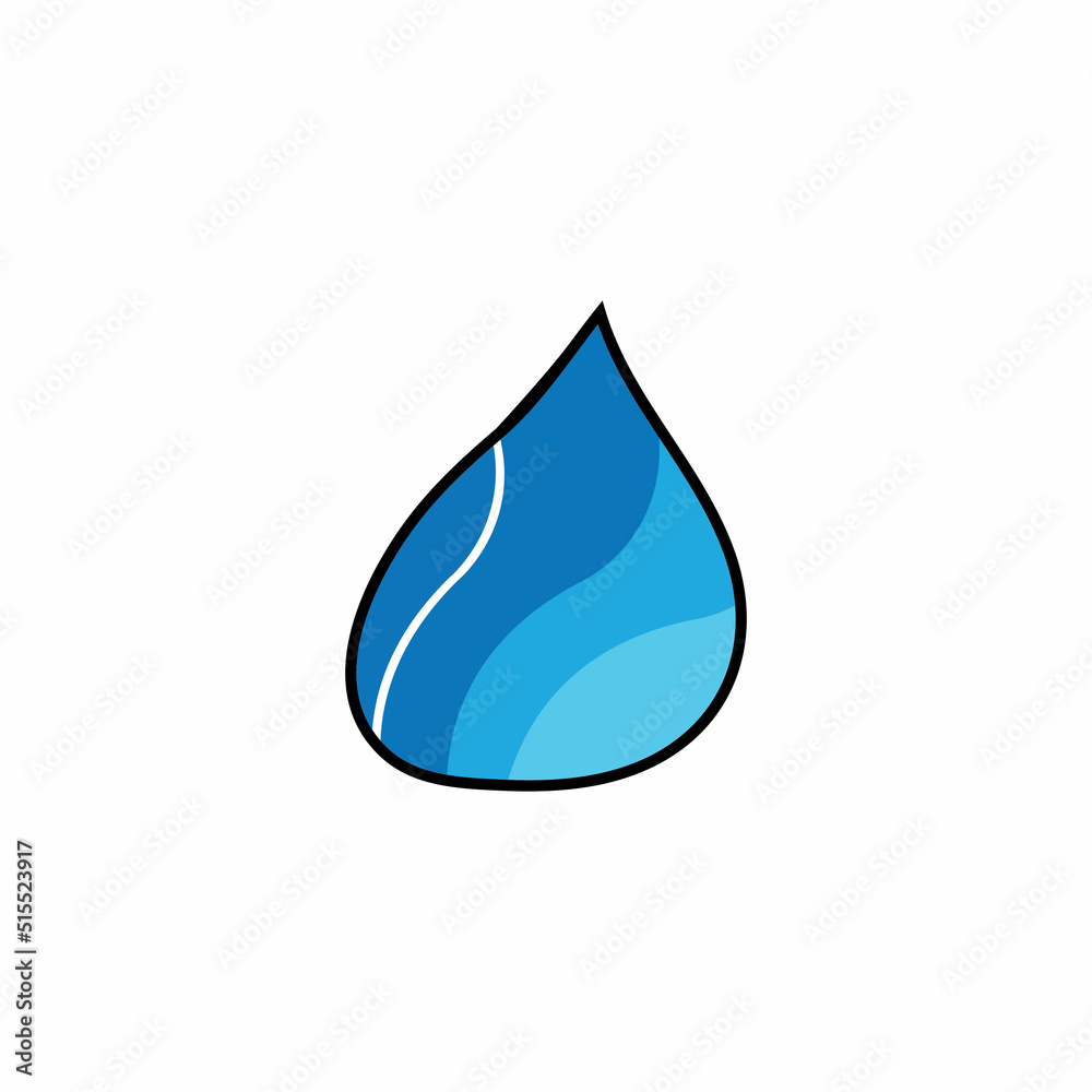 Water drop icon vector illustration design template Water drop icon vector illustration design template