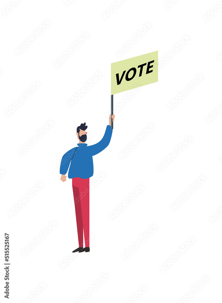 flat guy with vote cartel flat guy with vote cartel