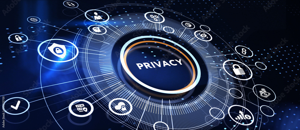 Cyber security data protection business technology privacy concept. 3d illustration Cyber security data protection business technology privacy concept. 3d illustration