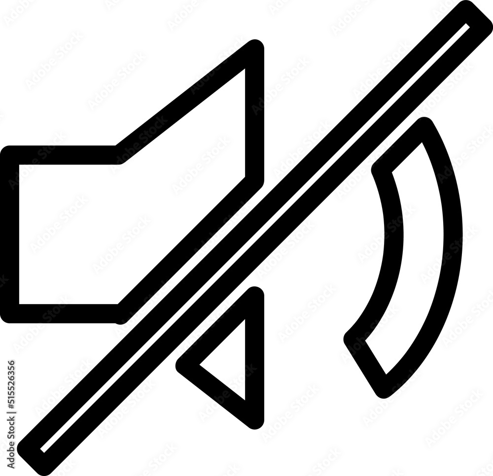 mute vector icon illustration on white background.eps mute vector icon illustration on white background.eps