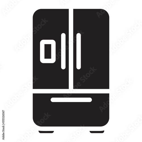 refrigerator line icon