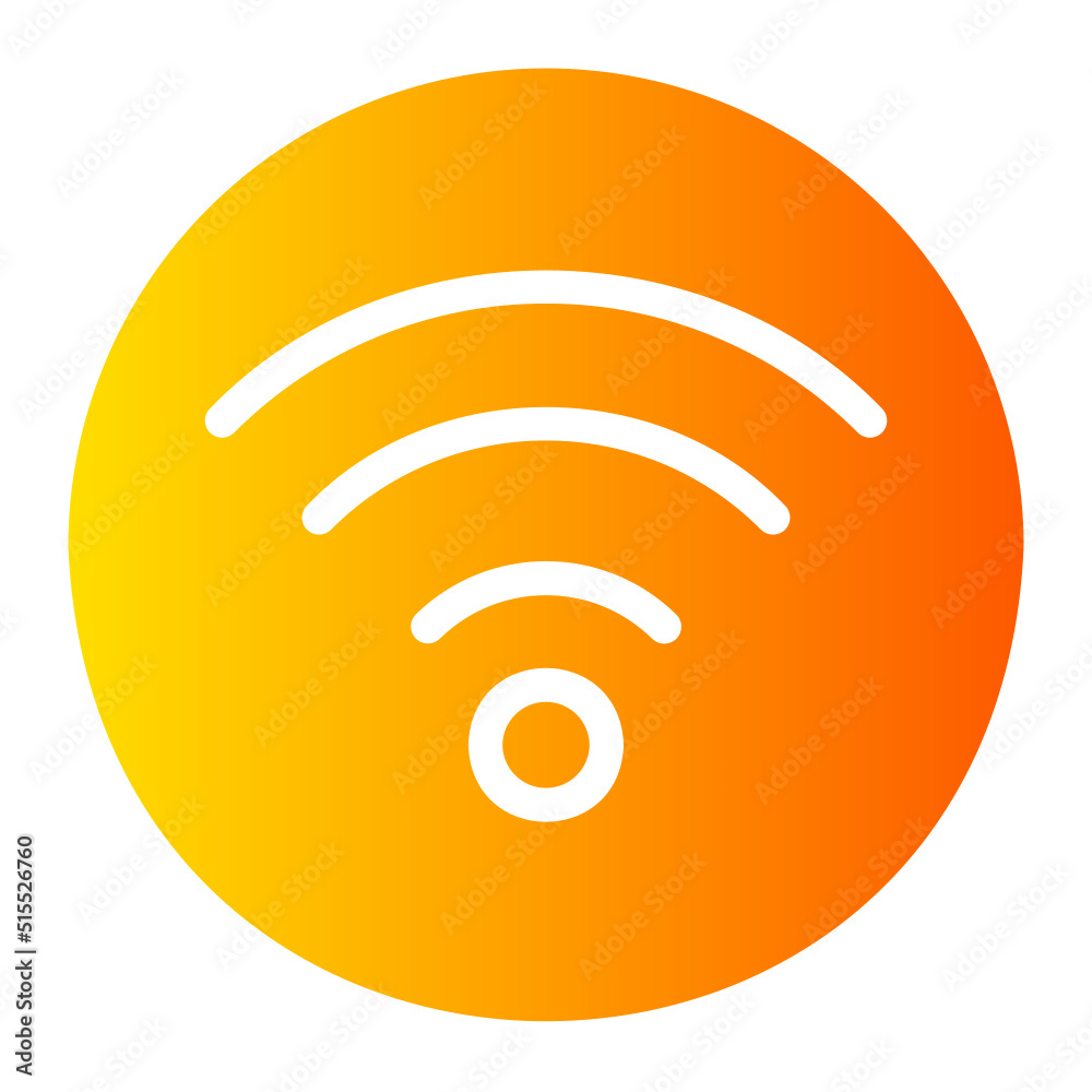 wifi signal gradient icon