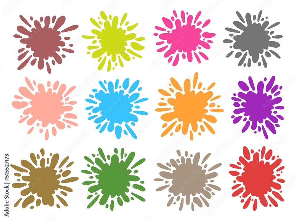 Abstract Splatter Color Background Abstract Splatter Color Background